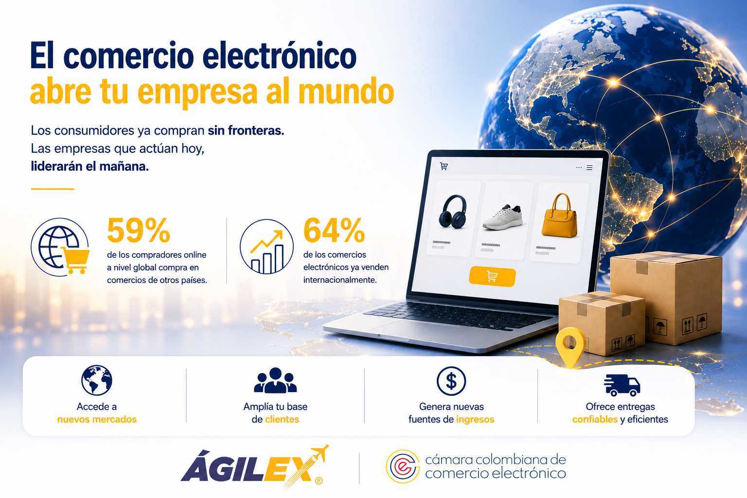 El comercio electrónico está transformando la manera en que las empresas crecen.